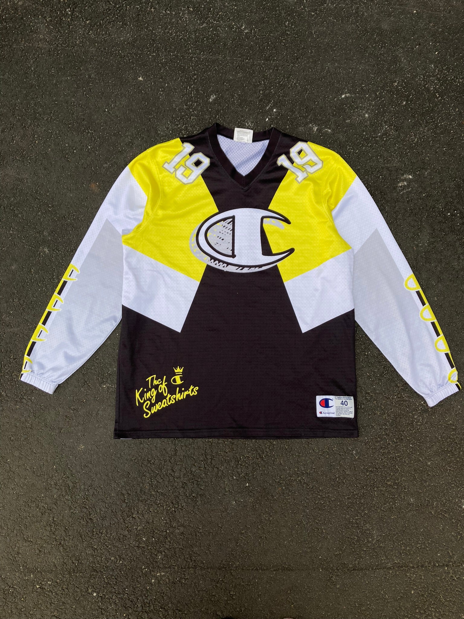 Vintage Champion Graphic Motocross Jersey - The King of Sweatshirts