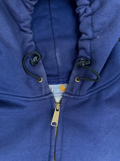 Vintage Carhartt Navy Zip up Hoodie