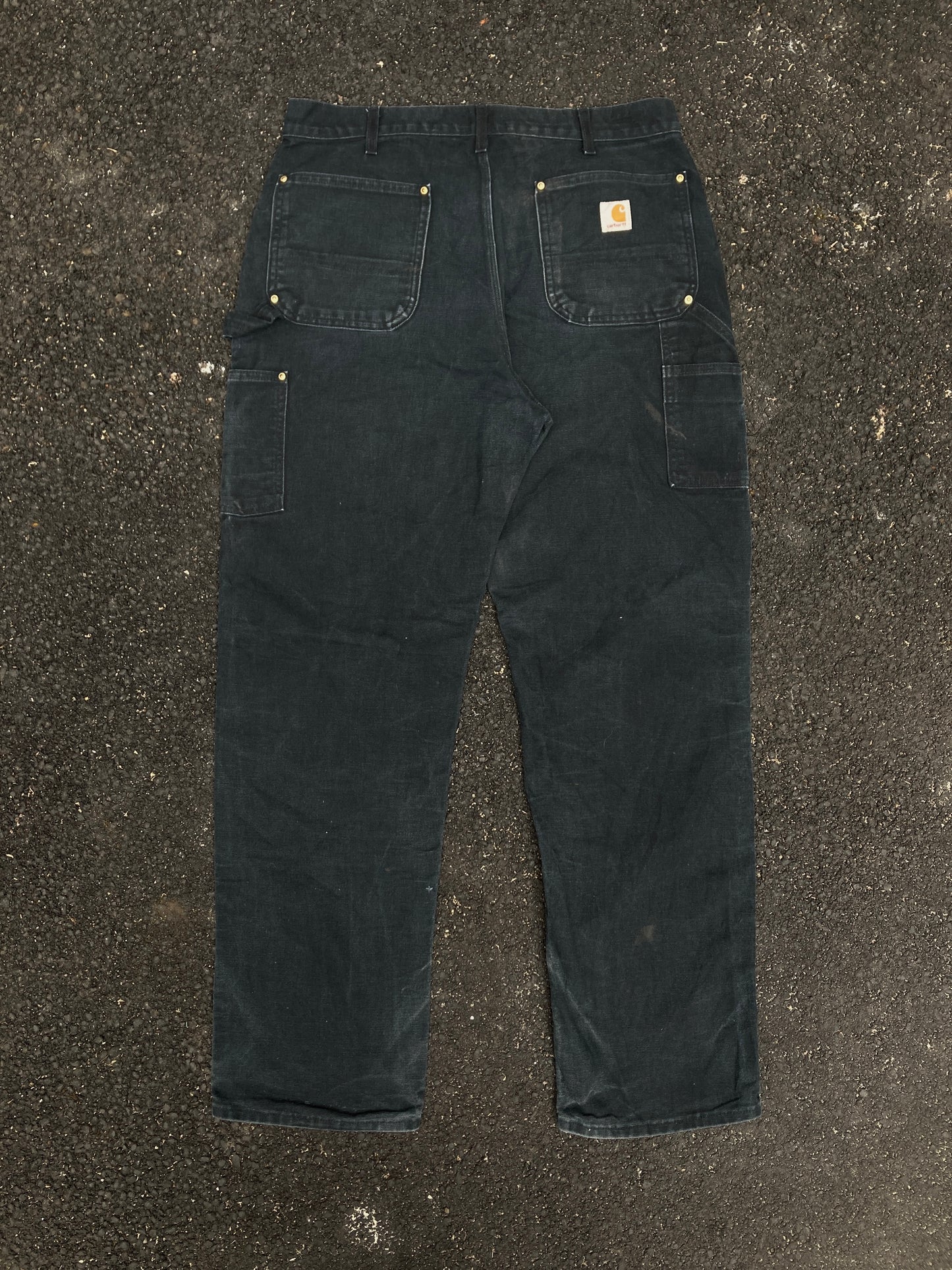 Vintage Carhartt Black Double Knee Made in USA Loose original fit Jeans