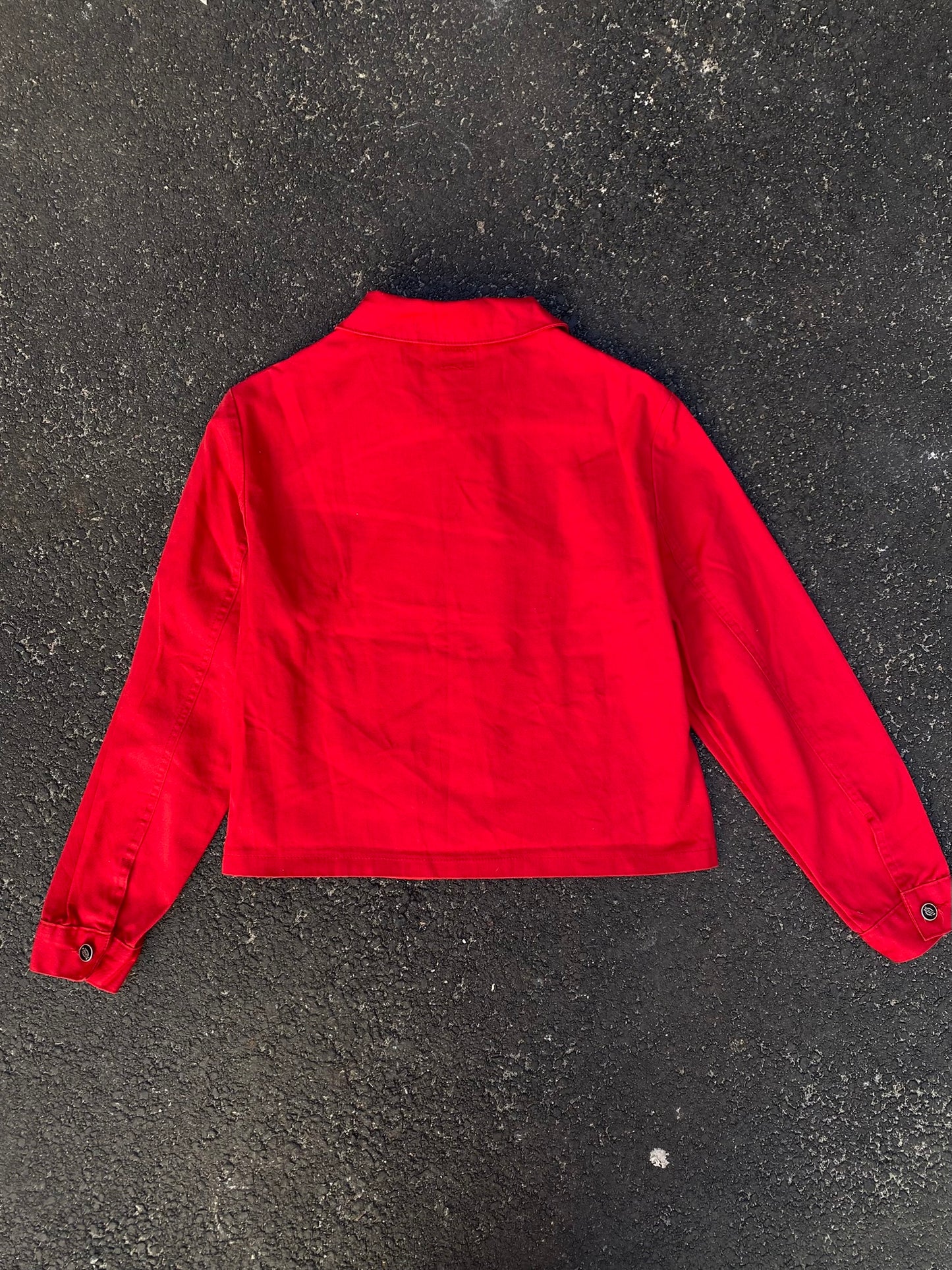 Vintage Dickies Eisenhower Jacket - Bright Red - size XL