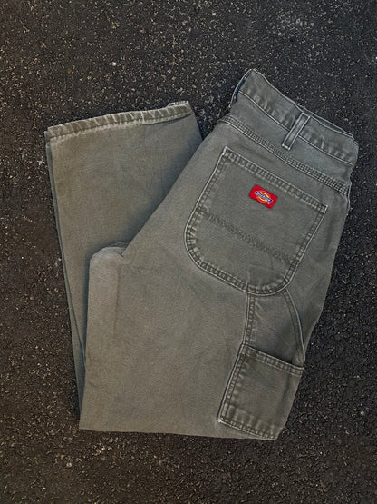 Dickies Carpenter Pants - Rinsed Moss Green