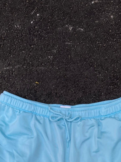 Adidas Performance Retro Track Shorts - Light Sky Blue 3-Stripes