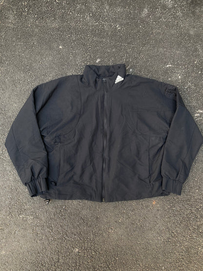 Adidas Performance Cropped Windbreaker Jacket - Black Techwear