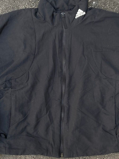 Adidas Performance Cropped Windbreaker Jacket - Black Techwear