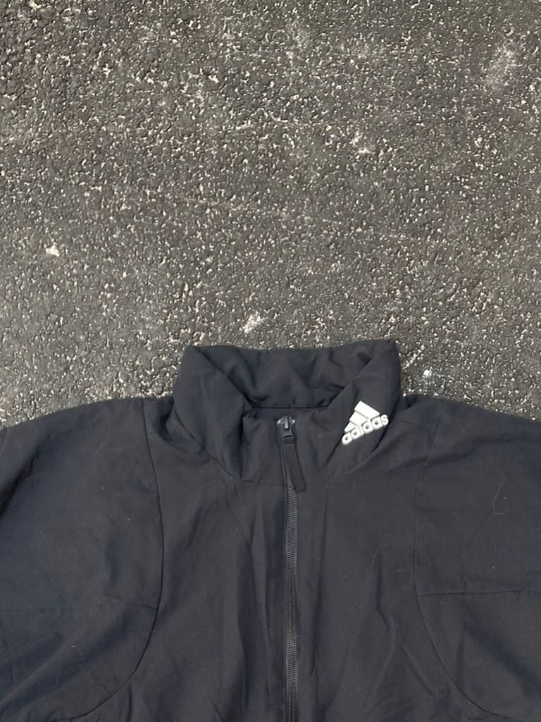 Adidas Performance Cropped Windbreaker Jacket - Black Techwear