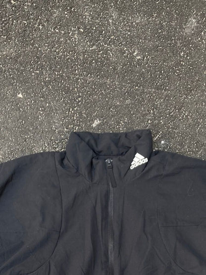 Adidas Performance Cropped Windbreaker Jacket - Black Techwear