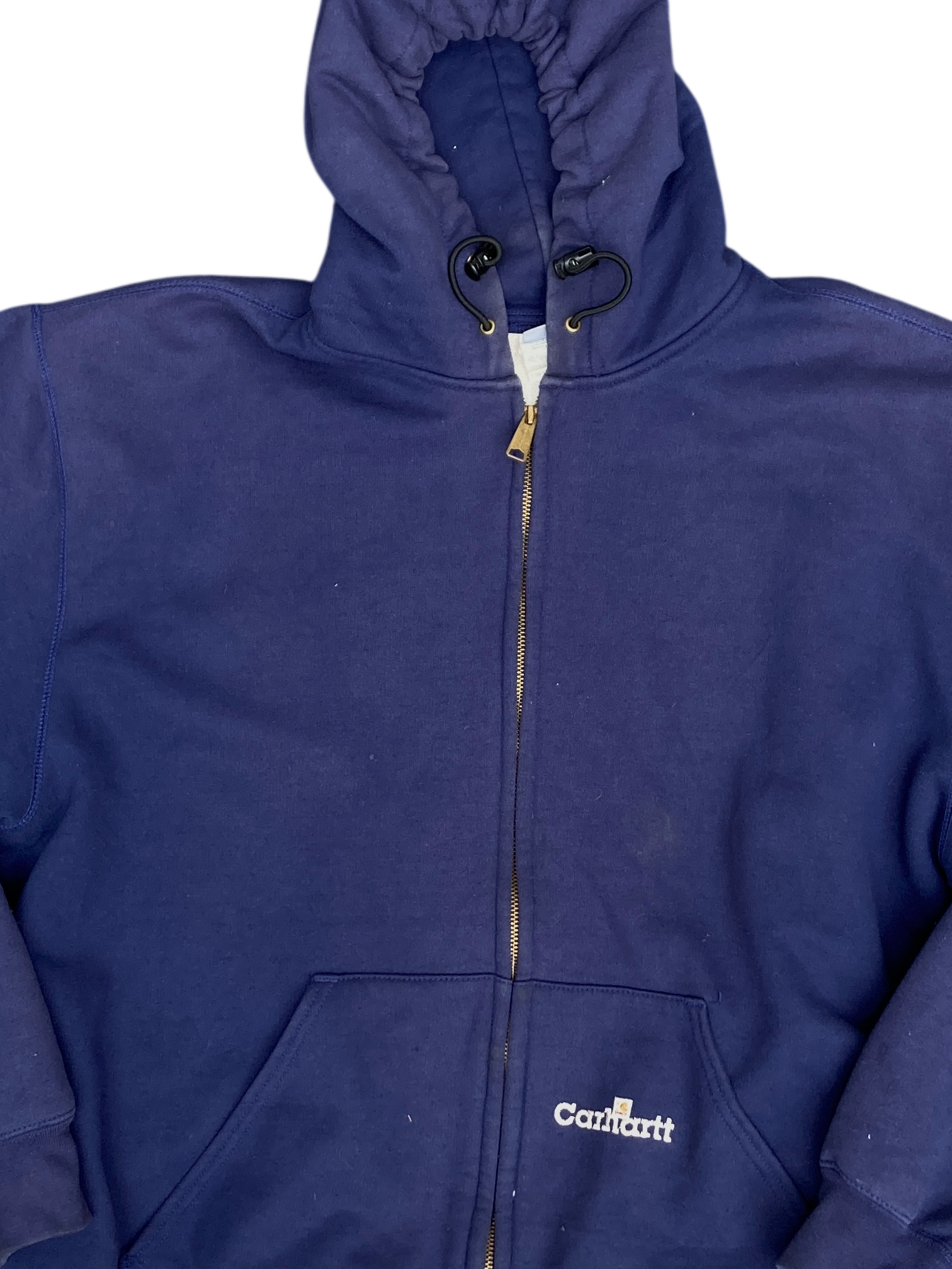 Vintage Carhartt Navy Zip up Hoodie