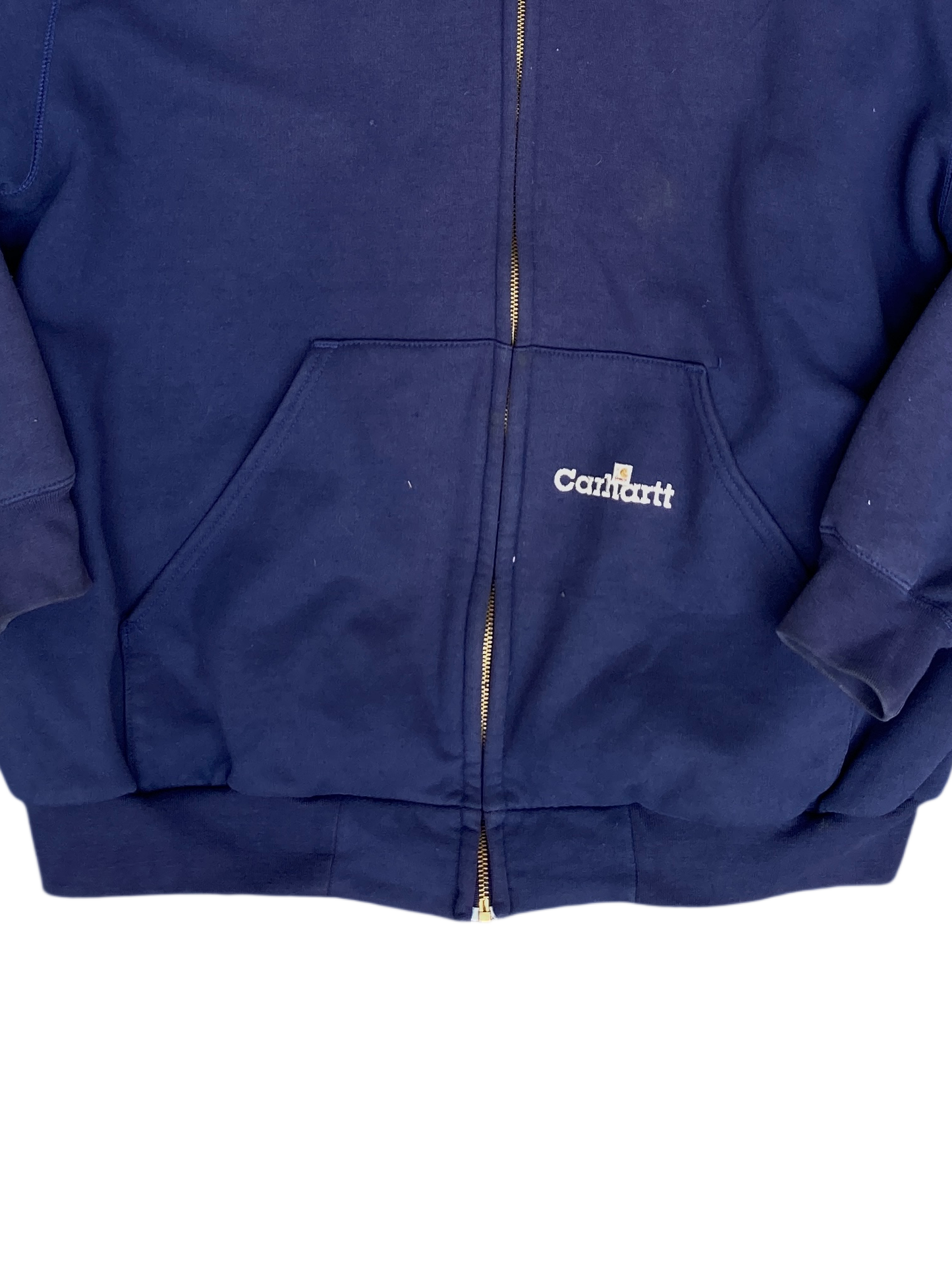 Vintage Carhartt Navy Zip up Hoodie