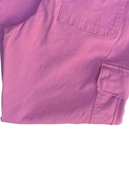Dickies Pink Cargo Pants - Low Rise Bubblegum Color