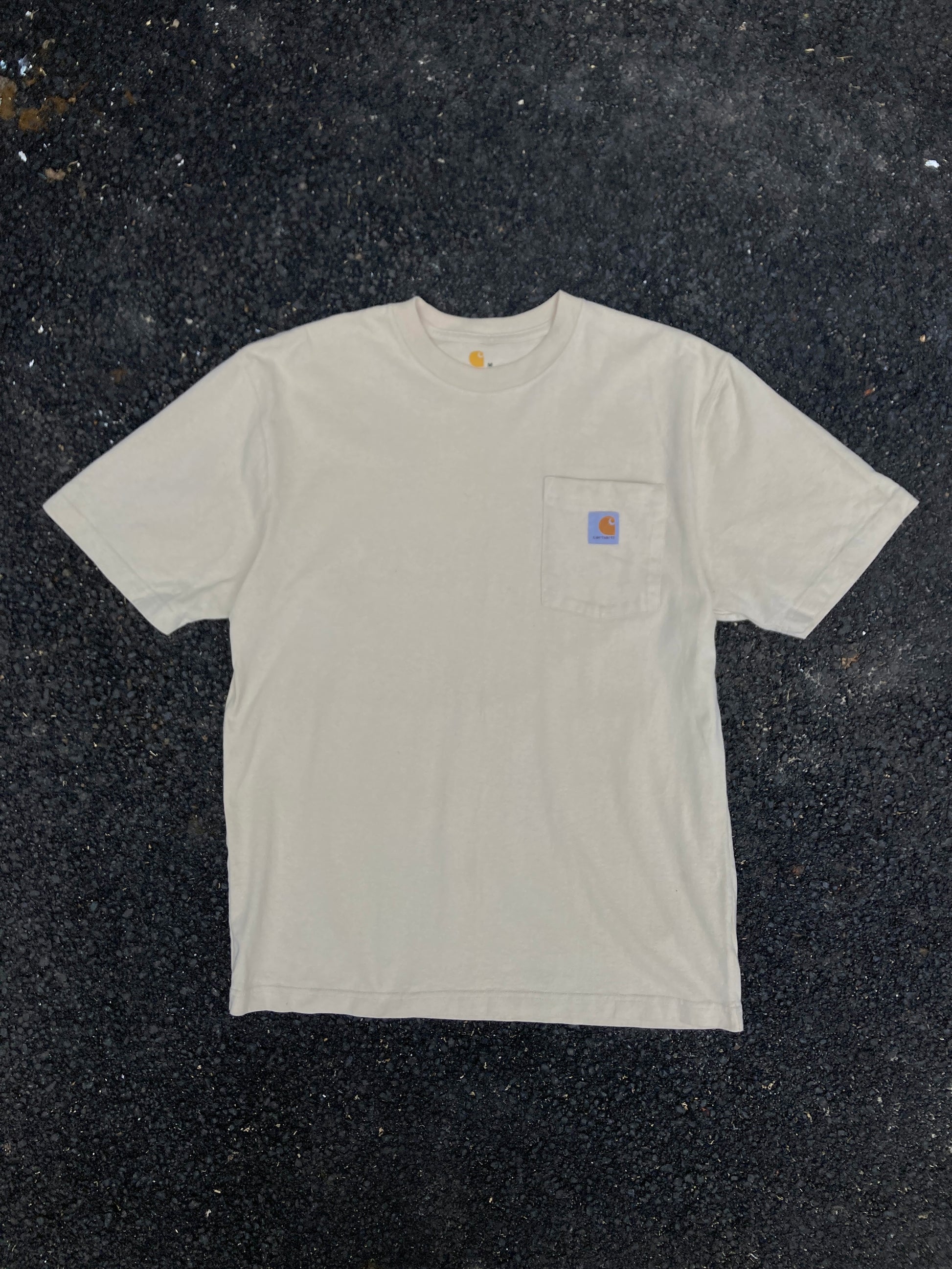 Carhartt Beige Original fit Logo T-shirt