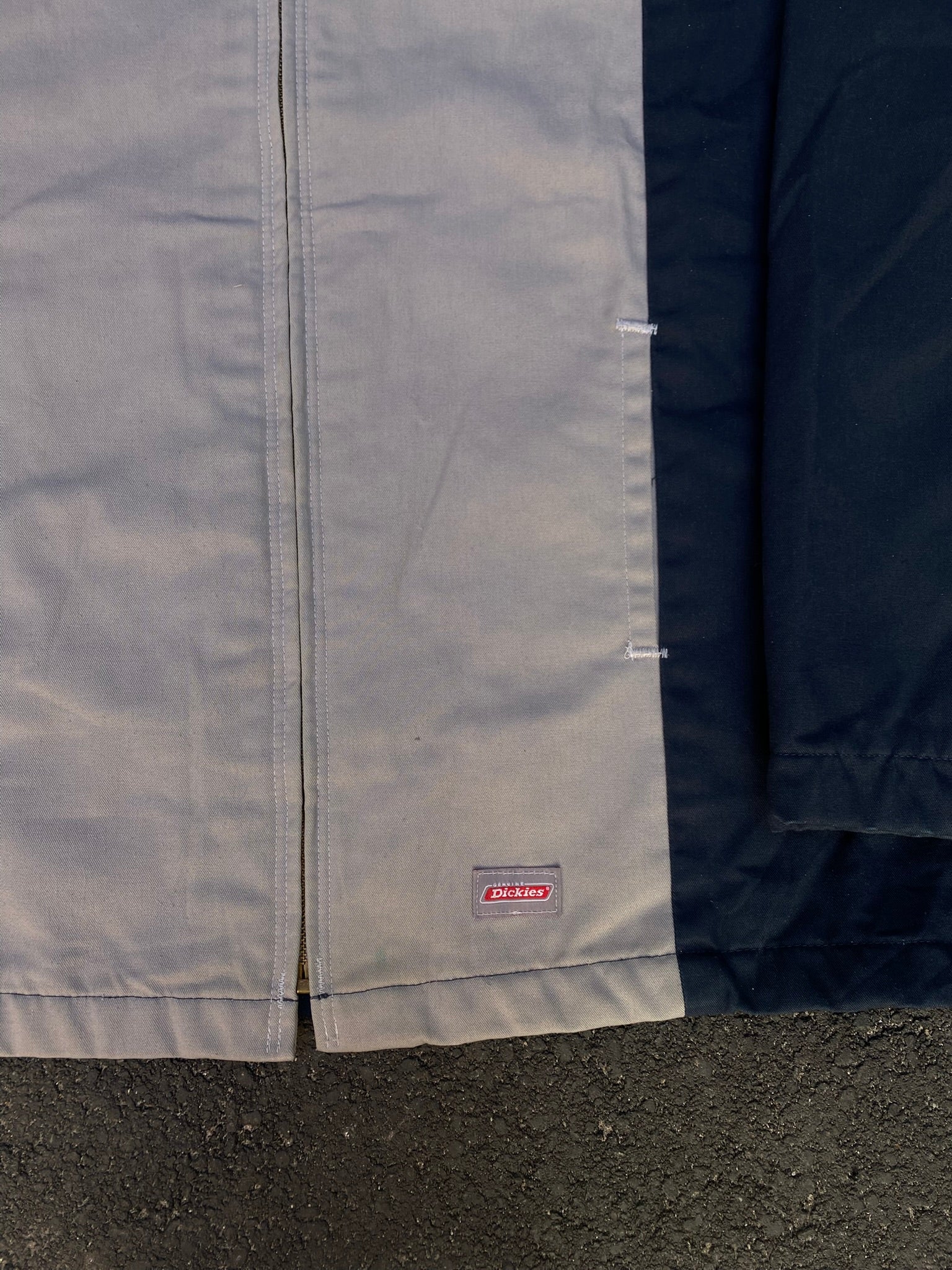 Vintage Dickies Eisenhower Two-Tone Work Jacket - Navy/Grey