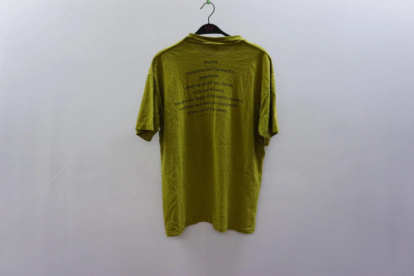 Vintage Anvil Green Rage Against The Machine Single Stitch Tee-Shirt - 90s