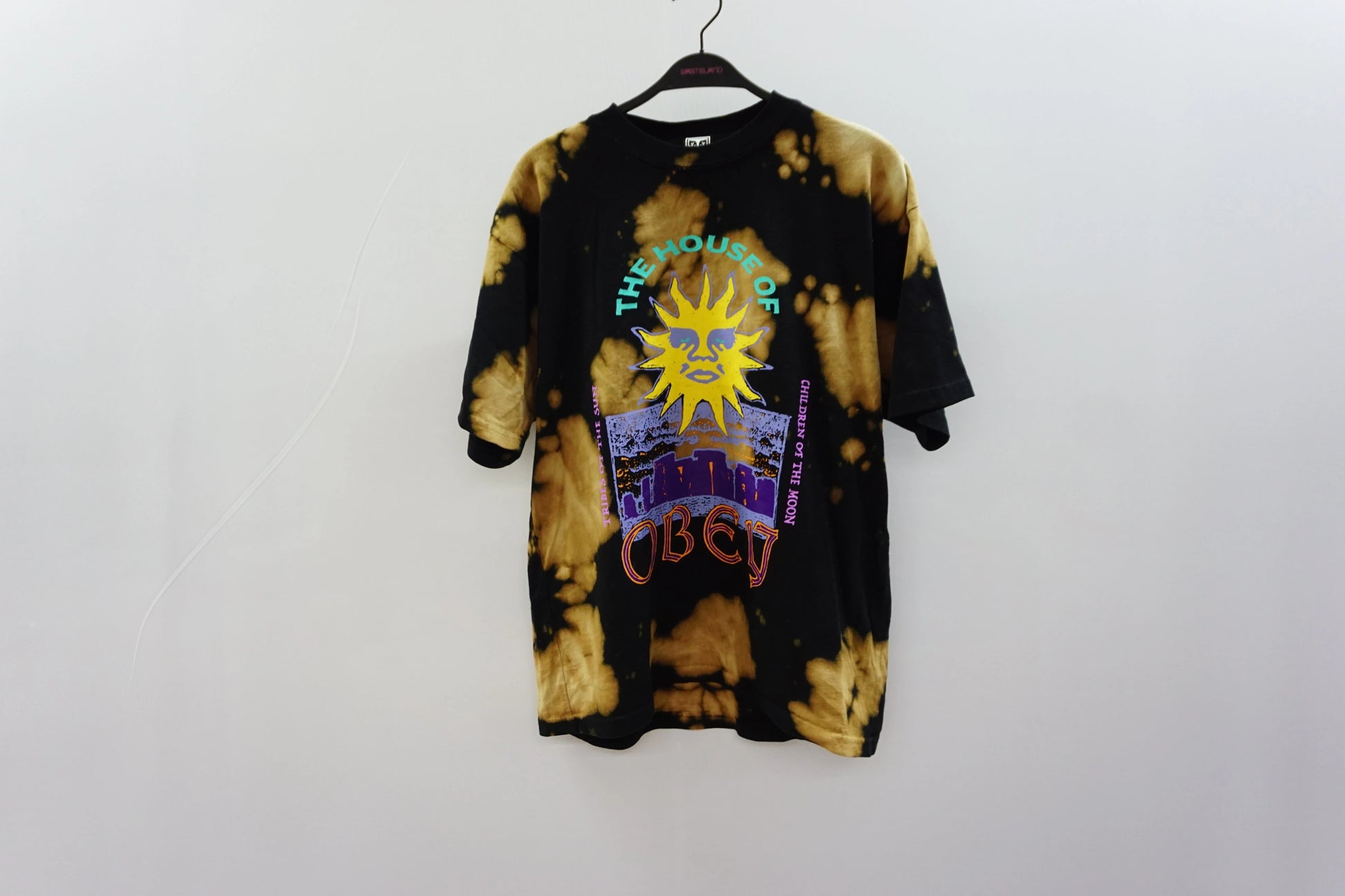 Vintage Obey Black Sun Tee-Shirt