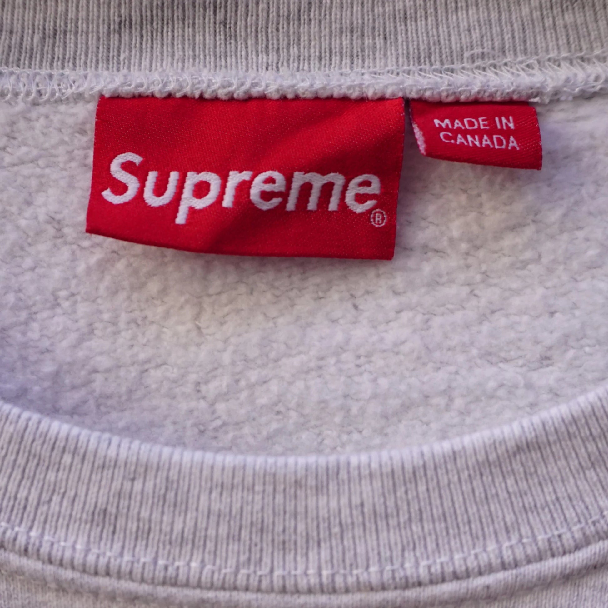 Vintage Supreme Gray Sweatshirt