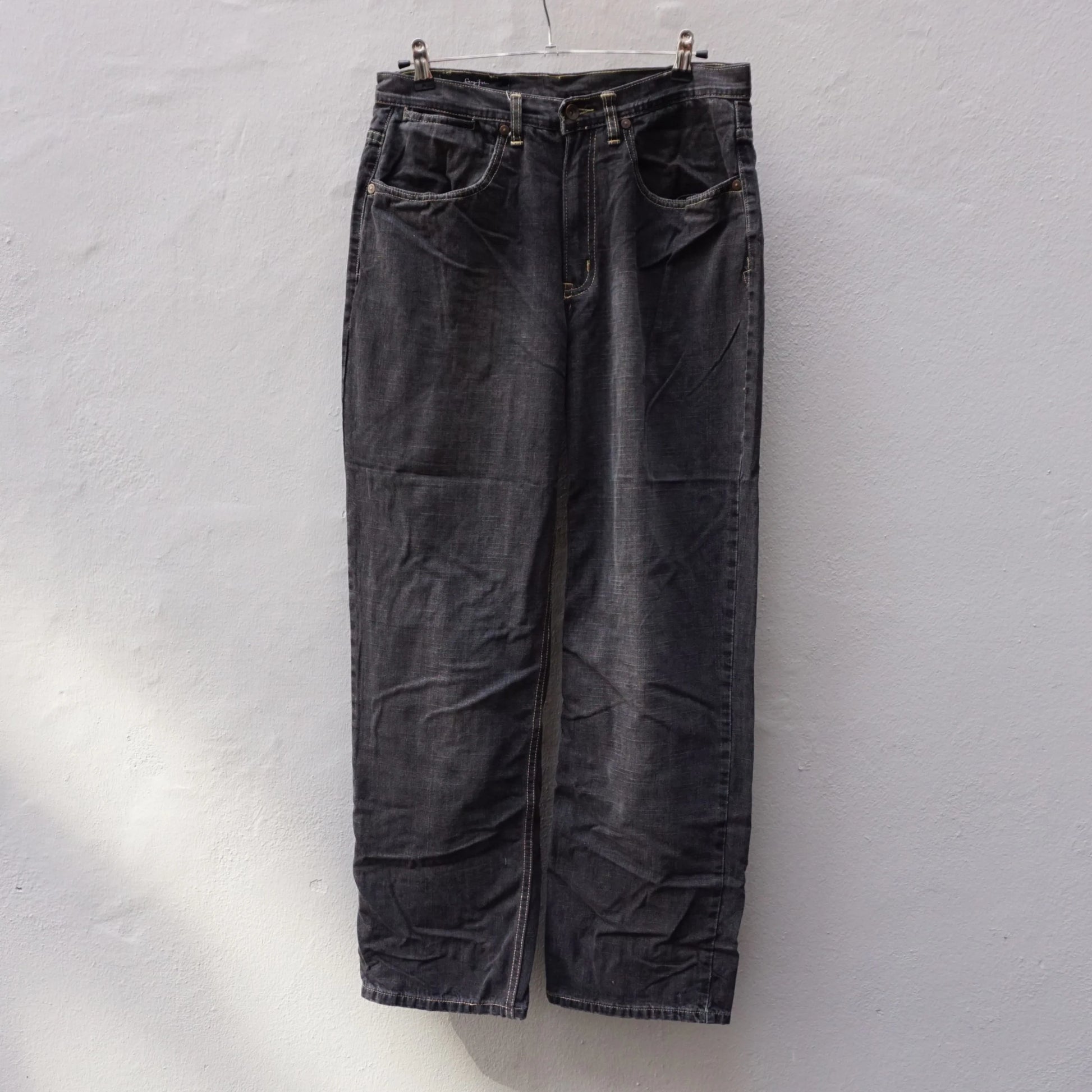 Vintage Sean John Black Baggy Jeans – Wasteland Vintage Sean John Black Baggy Jeans – Wasteland