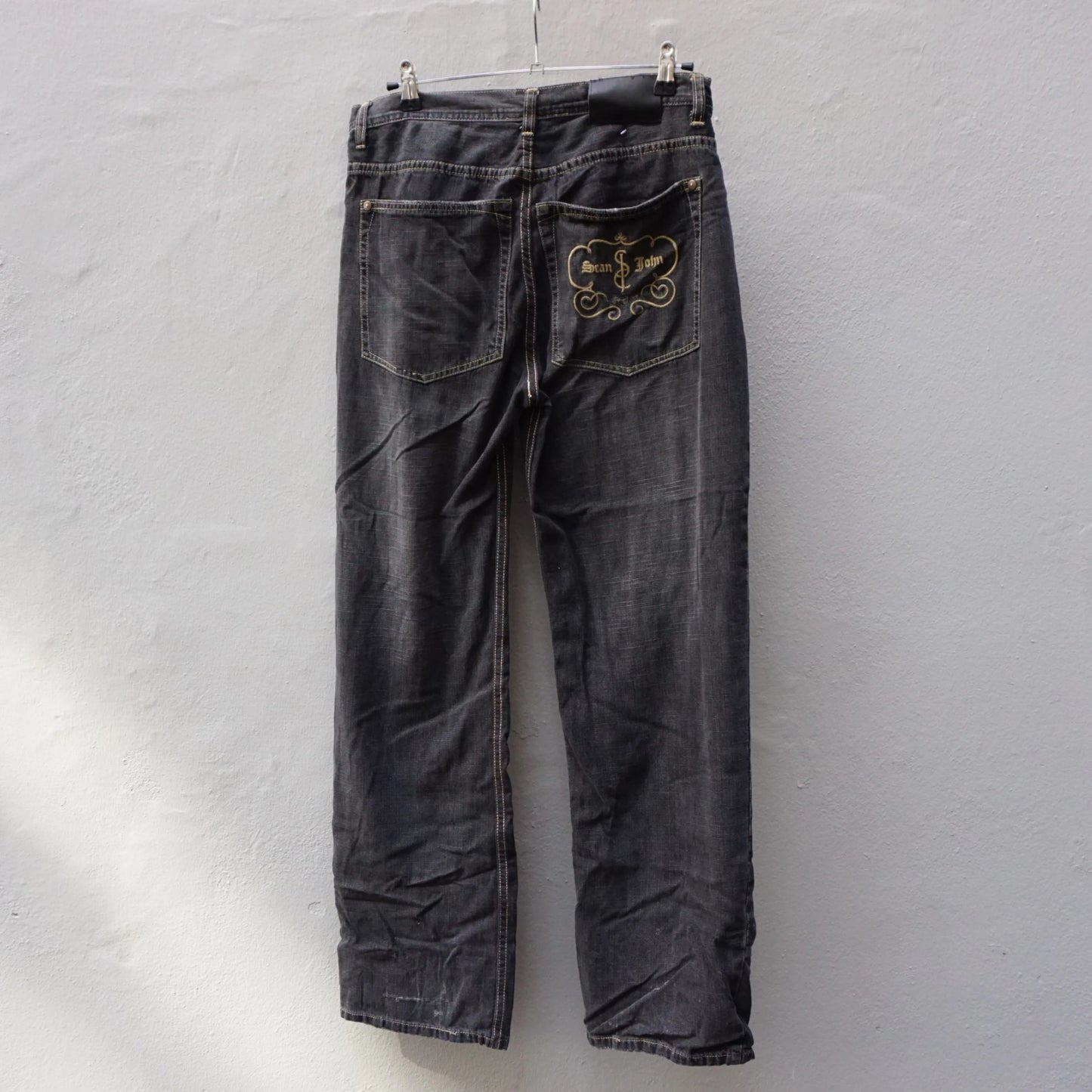 Vintage Sean John Black Baggy Jeans