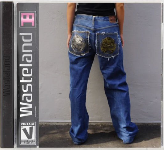 Vintage RMC Blue Dragons Baggy Jeans