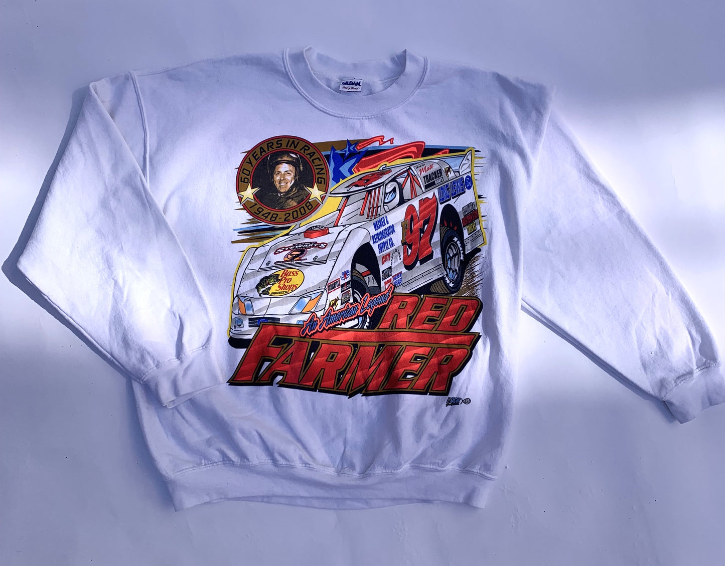 White Racing Sweatshirt