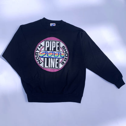 Black Sweatshirt - Pipe Line