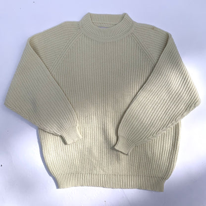 White/Beige Sweater