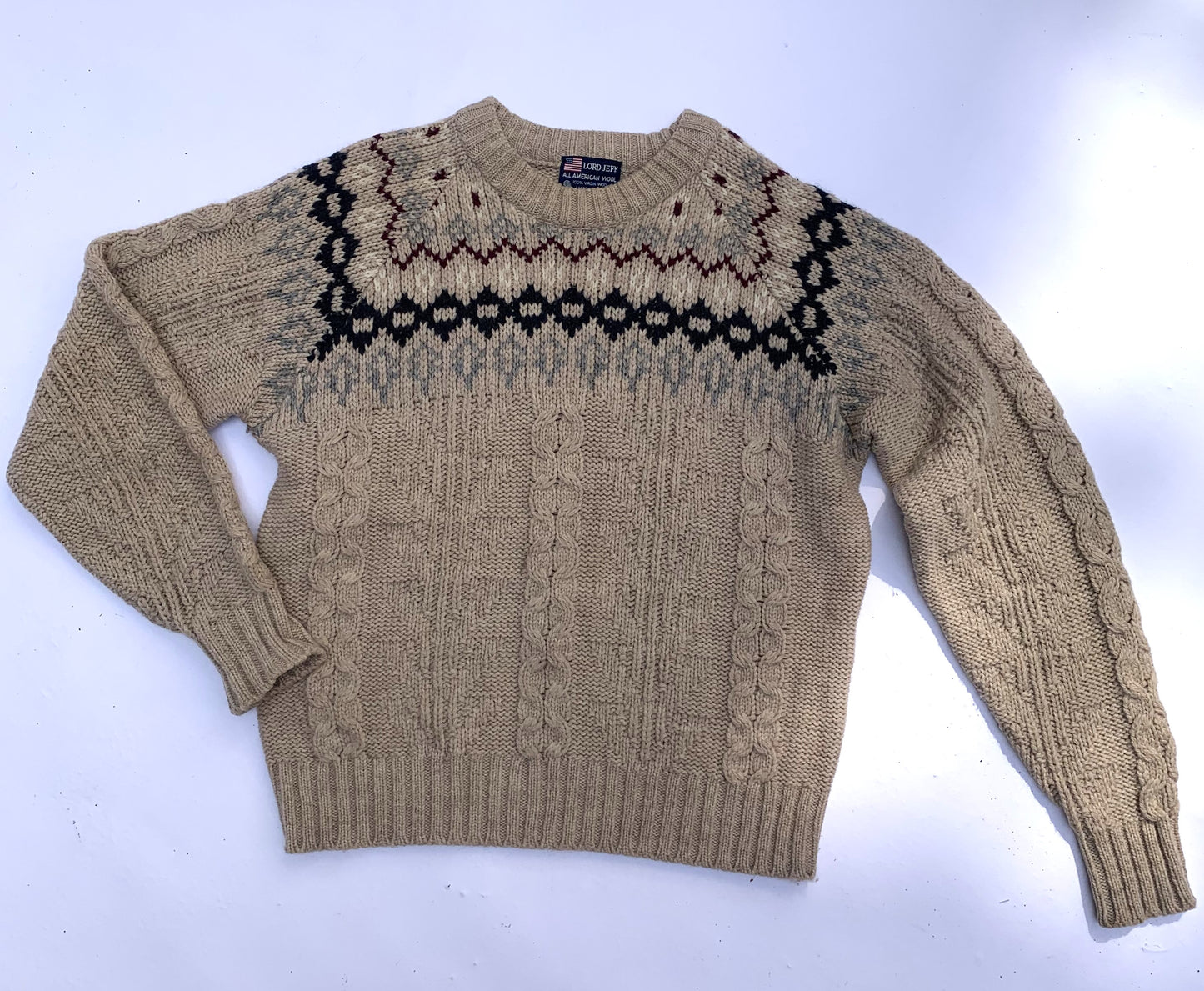 Light Brown Wool Sweater