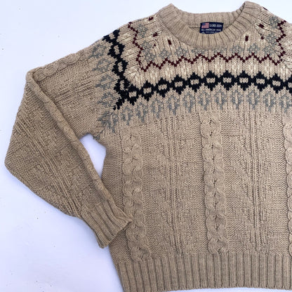 Light Brown Wool Sweater