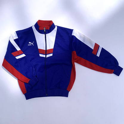 Red and Blue Puma Track Suit