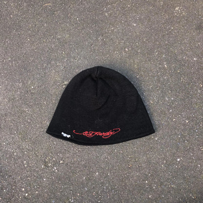 Vintage Ed Hardy Black Beanie