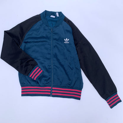 Blue and GreenAdidas Bomber Track Suit