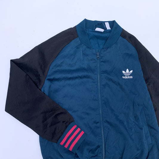 Blue and GreenAdidas Bomber Track Suit