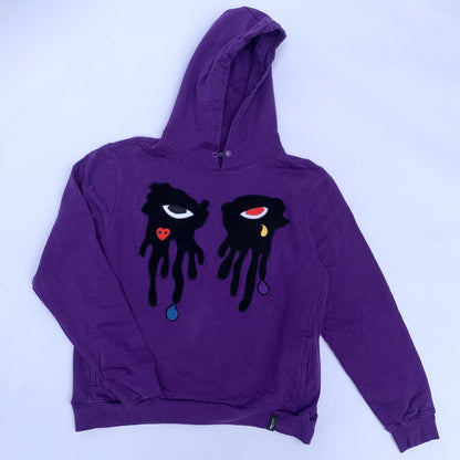 Purple Faces Hoodie