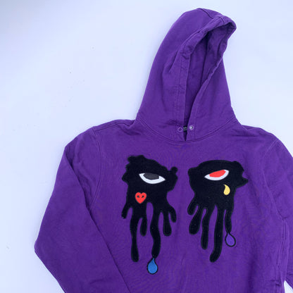 Purple Faces Hoodie