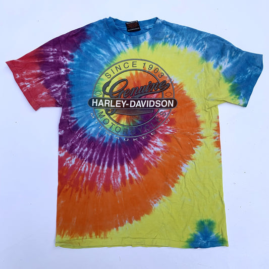 Tie Dye Harley Davidson Tee-Shirt