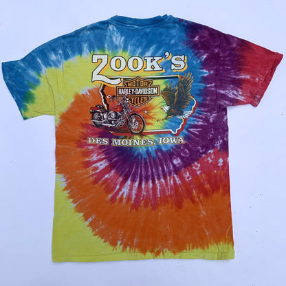 Tie Dye Harley Davidson Tee-Shirt