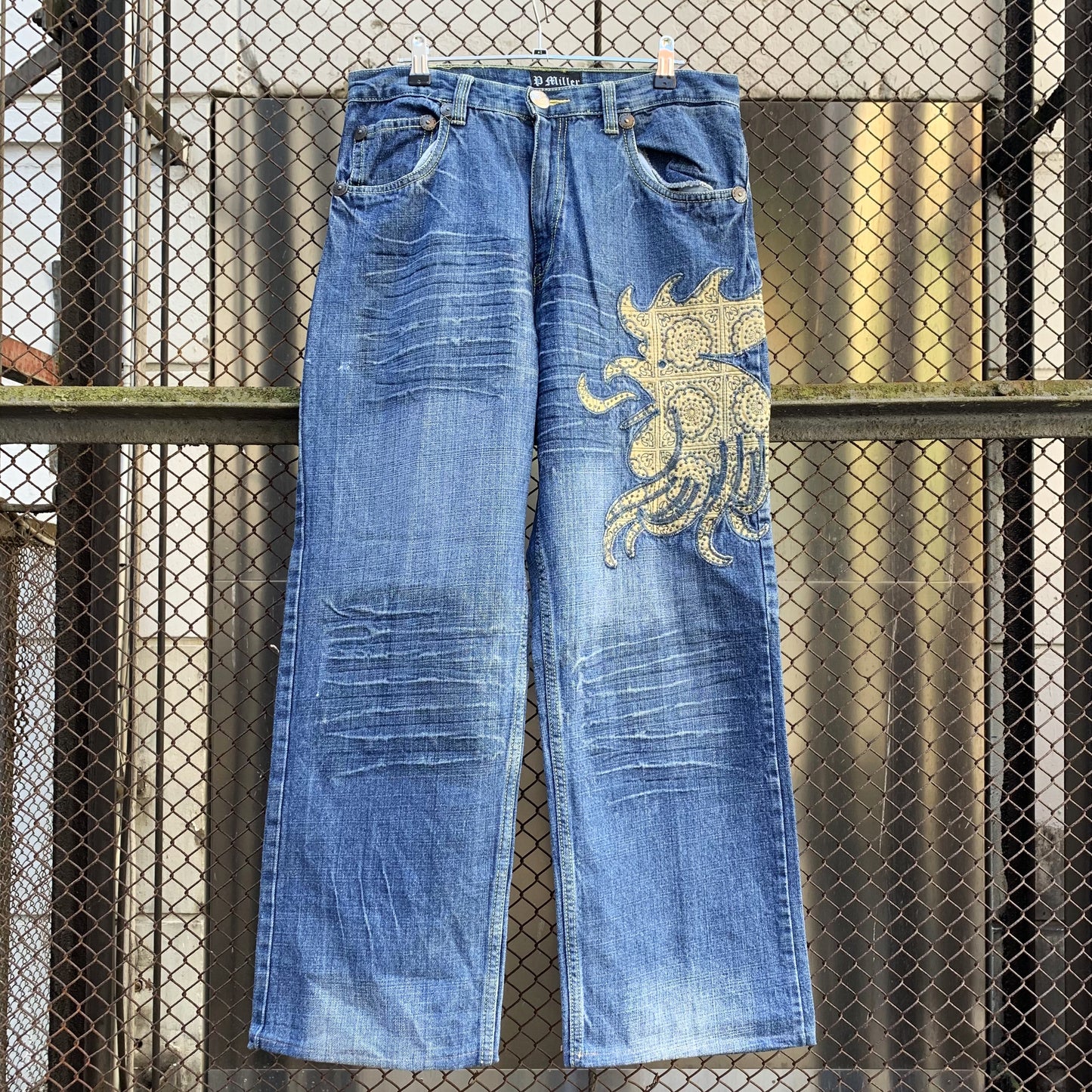 PMiller Embroidered Baggy Pants