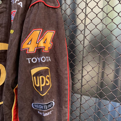 Vintage Nascar Denim Bomber Jacket - Sponsor UPS