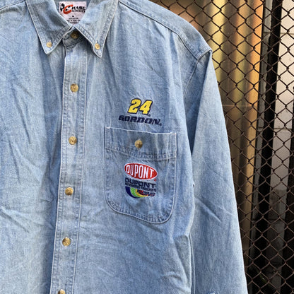 Vintage 24 Nascar Denim Shirt - Sponsor Dupont