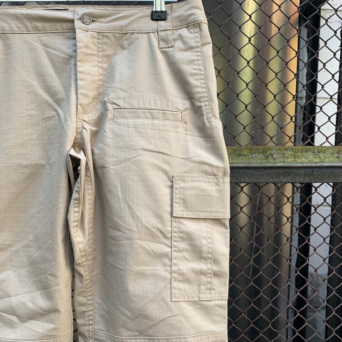 Beige Cargo Pants