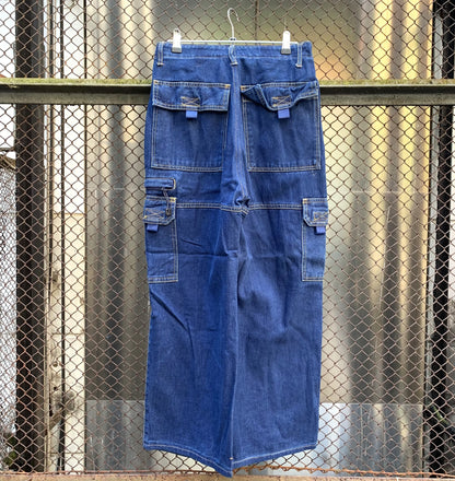 Denim Cargo Pants