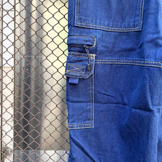 Denim Cargo Pants