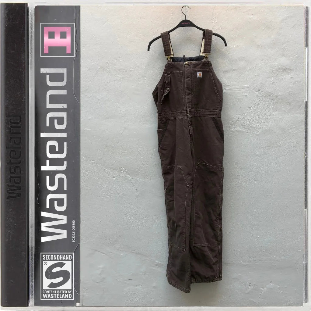 Vintage Wasteland Brown Padded Overalls