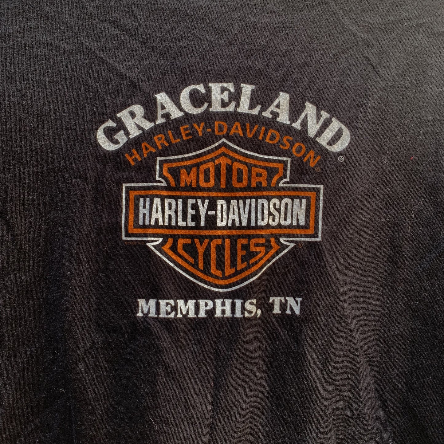 Elvis Presley Graceland Harley Davidson Tee-Shirt