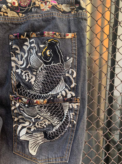 Japanese Fish Memory Special Black Shorts