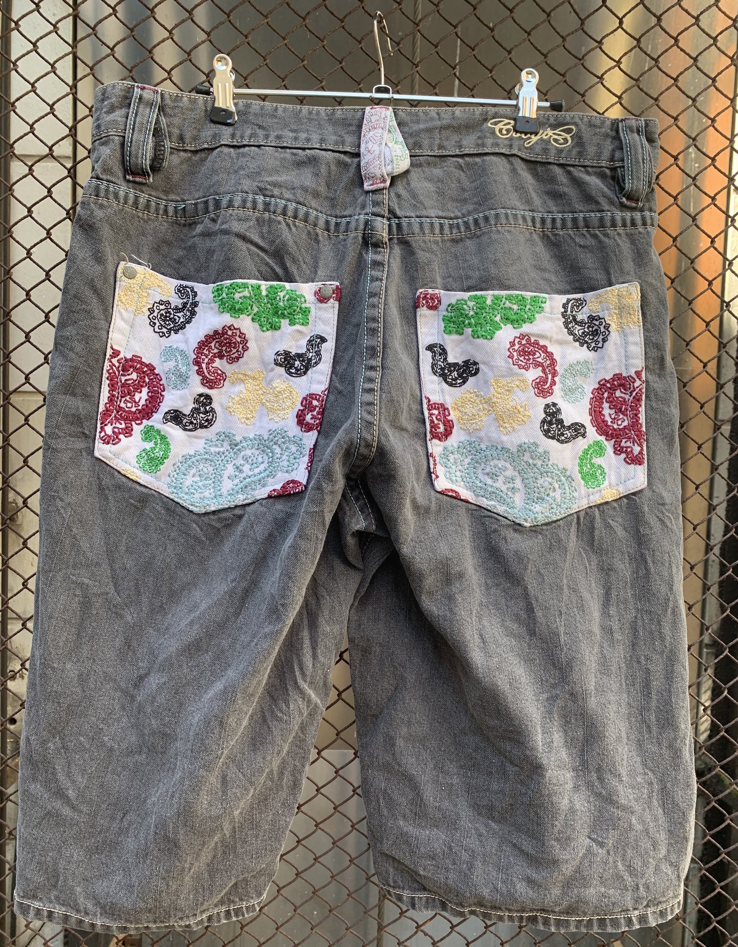 Coogi with Embroidered White Pockets Shorts