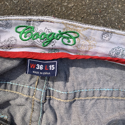 Coogi with Embroidered White Pockets Shorts