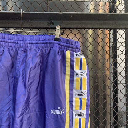 Puma Purple and Yellow Trackpants