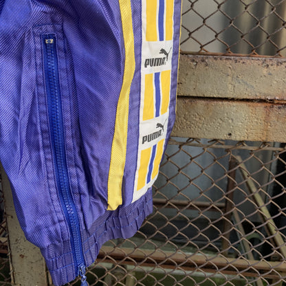 Puma Purple and Yellow Trackpants