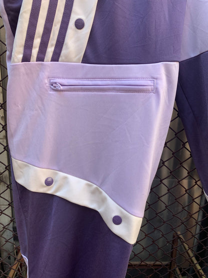 Purple Adidas Patchwork Trackpants, by Danielle Cathari