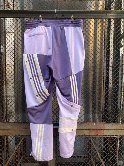 Purple Adidas Patchwork Trackpants, by Danielle Cathari