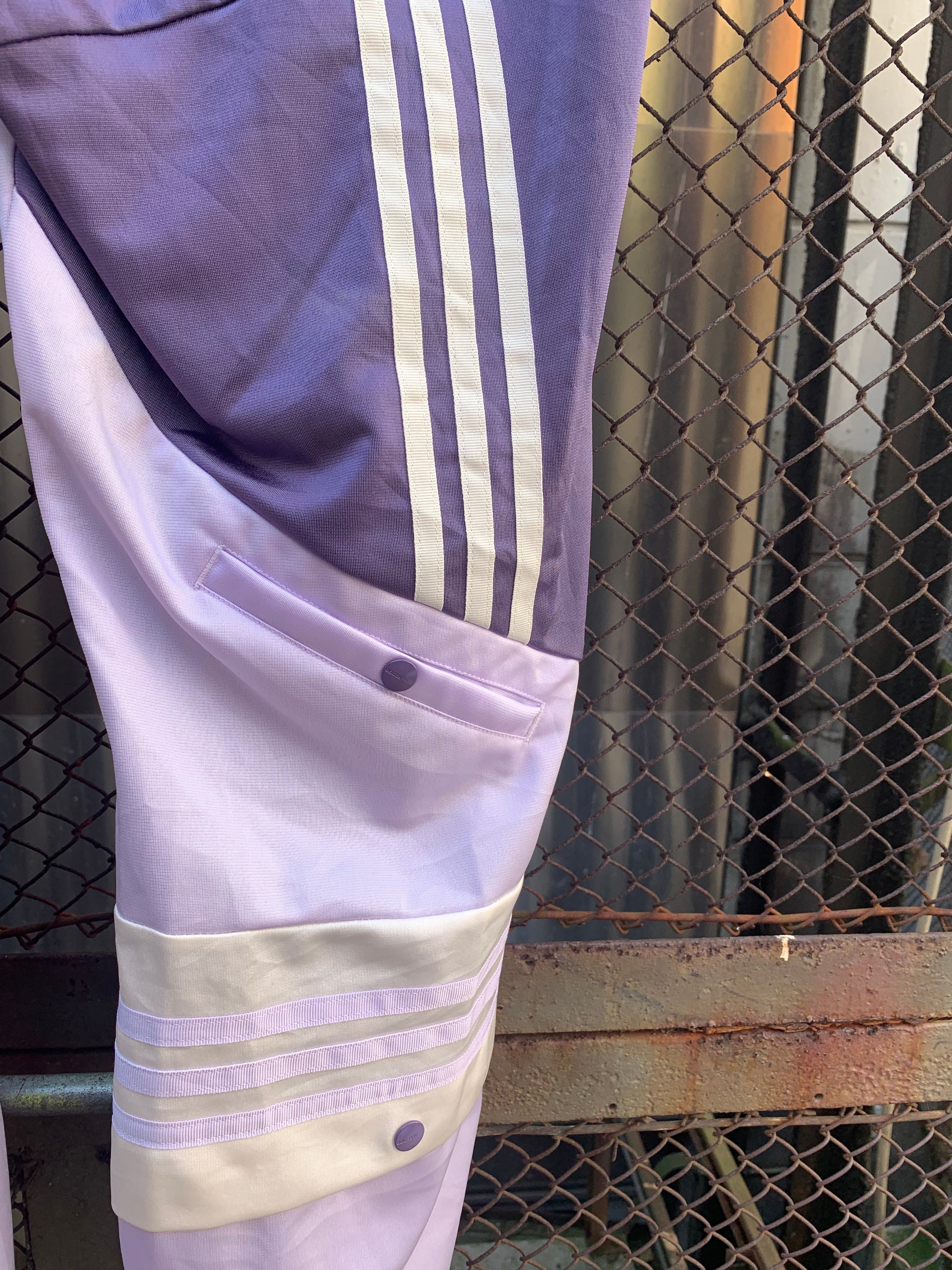 Purple Adidas Patchwork Trackpants by Danielle Cathari